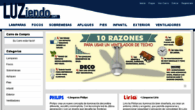 What Luziendo.com website looked like in 2016 (7 years ago)