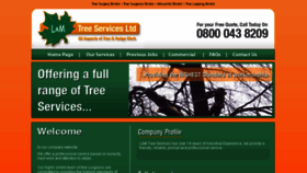 What Landmtreeservices.co.uk website looked like in 2016 (7 years ago)