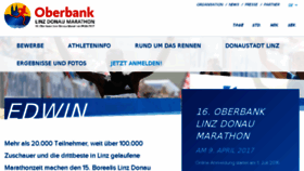 What Linzmarathon.at website looked like in 2016 (8 years ago)