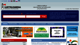 What Luettelomedia.com website looked like in 2016 (7 years ago)