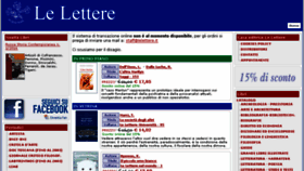 What Lelettere.it website looked like in 2016 (7 years ago)