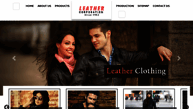 What Leathercorporation.com website looked like in 2016 (7 years ago)