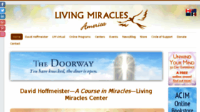 What Livingmiraclescenter.org website looked like in 2016 (7 years ago)
