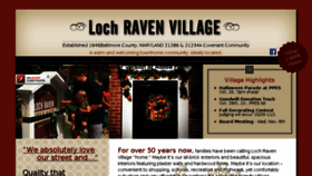 What Lochravenvillage.com website looked like in 2016 (7 years ago)