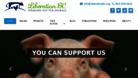 What Liberationbc.org website looked like in 2016 (7 years ago)
