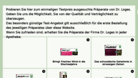 What Loges-testen.de website looked like in 2016 (7 years ago)