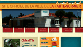 What Lafautesurmer.fr website looked like in 2016 (7 years ago)