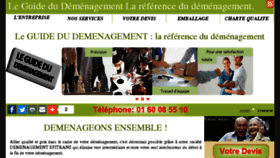 What Le-guide-du-demenagement.com website looked like in 2016 (7 years ago)