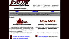 What Logi-tek.com website looked like in 2016 (7 years ago)