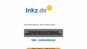 What Lnkz.de website looked like in 2016 (7 years ago)