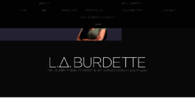 What Laburdette.com website looked like in 2016 (7 years ago)