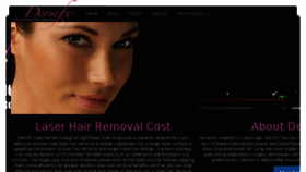 What Laserhairremovalcost.com website looked like in 2016 (7 years ago)