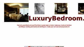 What Luxurybedroom.co.uk website looked like in 2016 (7 years ago)