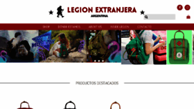What Legionextranjera.com.ar website looked like in 2016 (7 years ago)