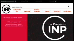 What La-prepa-des-inp.fr website looked like in 2016 (7 years ago)