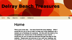 What Ladybugtreasures.com website looked like in 2016 (7 years ago)