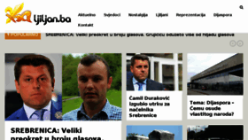What Ljiljan.ba website looked like in 2016 (7 years ago)