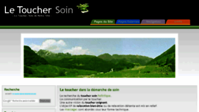 What Le-toucher-soin.fr website looked like in 2016 (7 years ago)