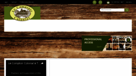 What Lecomptoircolonial.com website looked like in 2016 (8 years ago)