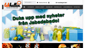 What Lekhallen.se website looked like in 2016 (7 years ago)