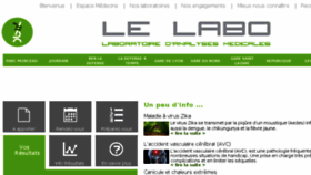 What Lelabo.pro website looked like in 2016 (7 years ago)