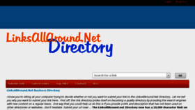 What Linksallaround.net website looked like in 2016 (7 years ago)