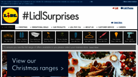 What Lidl-recipes.co.uk website looked like in 2016 (7 years ago)