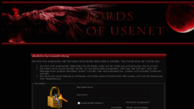 What Lords-of-usenet.org website looked like in 2016 (7 years ago)