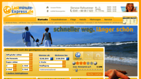 What Lastminute-express.de website looked like in 2016 (7 years ago)