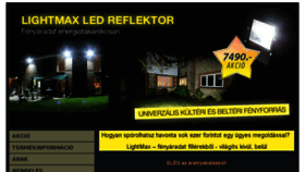 What Led-reflektor.com website looked like in 2016 (7 years ago)
