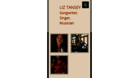 What Liztansey.com website looked like in 2016 (7 years ago)