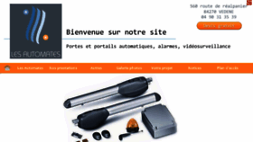 What Lesautomates.fr website looked like in 2016 (7 years ago)