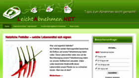 What Leichtabnehmen.net website looked like in 2016 (7 years ago)