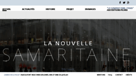 What Lasamaritaine.com website looked like in 2016 (7 years ago)