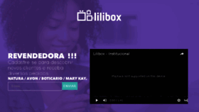 What Lilibox.com.br website looked like in 2016 (7 years ago)