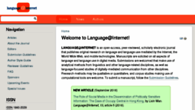What Languageatinternet.org website looked like in 2016 (7 years ago)