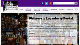 What Loganberrybooks.com website looked like in 2016 (7 years ago)
