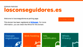 What Losconseguidores.es website looked like in 2016 (7 years ago)