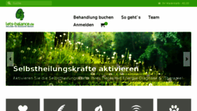 What Lets-balance.de website looked like in 2016 (7 years ago)