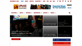 What Latinjazznet.com website looked like in 2016 (7 years ago)