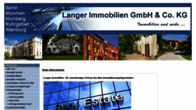 What Langerimmobilien.de website looked like in 2016 (7 years ago)