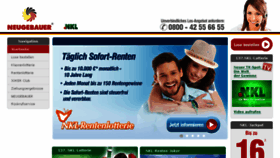 What Lottery.de website looked like in 2016 (7 years ago)