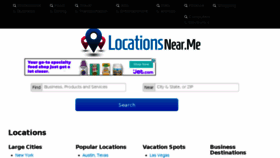 What Locationsnear.me website looked like in 2016 (7 years ago)