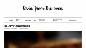 What Lovintheoven.com website looked like in 2016 (7 years ago)