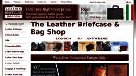 What Leatherbriefcaseshop.co.uk website looked like in 2016 (7 years ago)