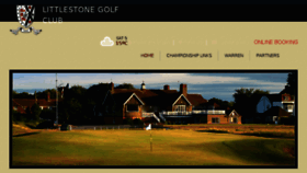 What Littlestonegolfclub.org.uk website looked like in 2016 (7 years ago)