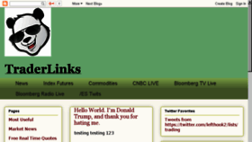 What Linksfortraders.com website looked like in 2016 (7 years ago)
