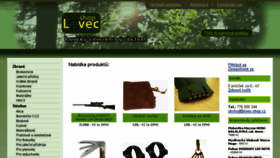 What Lovec-shop.cz website looked like in 2016 (7 years ago)