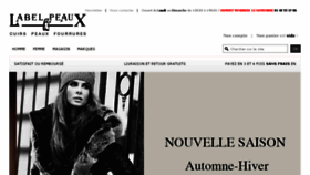 What Labelpeaux.fr website looked like in 2016 (7 years ago)