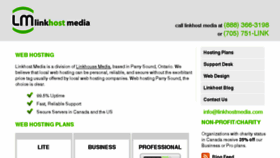 What Linkhostmedia.com website looked like in 2016 (7 years ago)